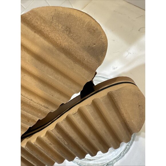 Reef Rem Hi Womens Platform Sandals Sz 8 Black Adjustable Straps Cork - MINT - Picture 11 of 14